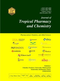 Journal of Tropical Pharmacy and Chemistry Vol. 5 No.4 (2021)