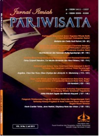 Jurnal Ilmiah Pariwisata Vol 24 No 2 (2019)