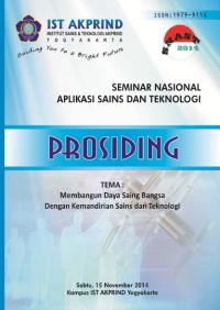 Seminar Nasional Aplikasi Sains dan Teknologi (SNAST) 2014 : 