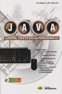 JAVA : Algoritma, Struktur Data, dan Pemrograman GUI