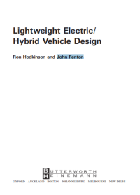 Lightweight Electric Hybrid Vehicle Design