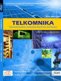 TELKOMNIKA : Telecommunication Computing Electronics and Control Vol 19, No 2: April 2021