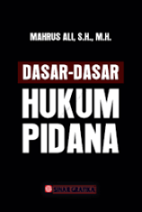 Dasar-Dasar Hukum Pidana