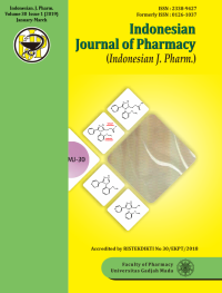 Indanesian journal of pharmacy Vol 30 No 1 (2019)