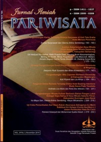 Jurnal Ilmiah Pariwisata Vol 24 No 3 (2019)