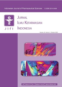 Jurnal Ilmu Kefarmasian Indonesia Vol 18 no 2 (2020)