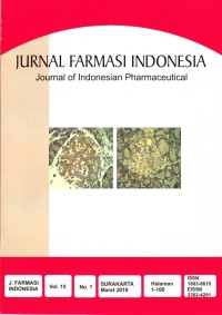 Jurnal Farmasi Indonesia Vol 15 No 1 (2018)