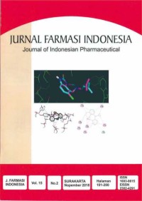 Jurnal Farmasi Indonesia Vol 15 No 2 (2018)