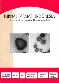 Jurnal Farmasi Indonesia  Vol 16 No 1 (2019)