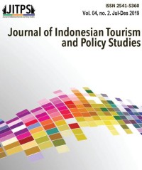 Journal of Indonesia Tourism and Policy Studies Vol 4, No 1 (2019)