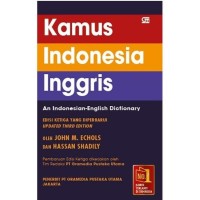 Kamus  Indonesia Inggris (an Indonesian-English  Dictionary)  Edisi ketiga yang diperbarui