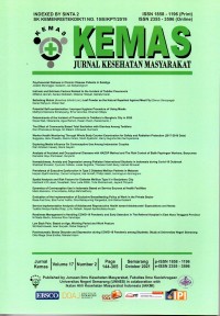 KEMAS: Jurnal Kesehatan Masyarakat Vol. 17 No. 2 October 2021