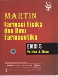 Martin Farmasi fisika dan ilmu farmasetika edisi 5