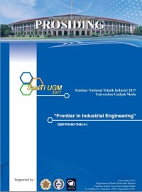 Seminar Nasional Teknik Industri (SeNTI) 2017 Universitas Gadjah Mada : 