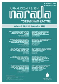 NARADA: Jurnal Desain & Seni Vol 7, No 2 (2020)