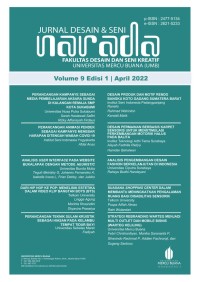 NARADA: Jurnal Desain & Seni  Vol 9, No 1 (2022)