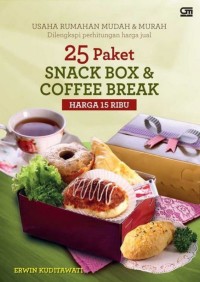 25 paket Snack Box & Coffee Break harga 15ribu (Usaha Rumahan Mudah & Murah Dilengkapi perhitungan harga jual)