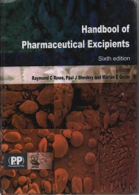 Handbook of Pharmaceutical Excipients sixth edition