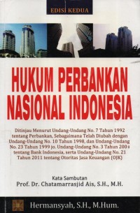 Hukum Perbankan Nasional Indonesia Edisi Kedua
