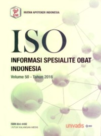 ISO (Informasi Spesialite Obat) Indonesia Volume 50 - Tahun 2016