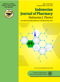 Indanesian journal of pharmacy Vol 31 No 3 (2020)