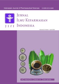 Jurnal Ilmu Kefarmasian Indonesia Vol 20 no 1 (2022)