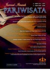 Jurnal Ilmiah Pariwisata Vol 26 No 2 (2021)