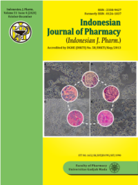 Indanesian journal of pharmacy Vol 31 No 4 (2020)