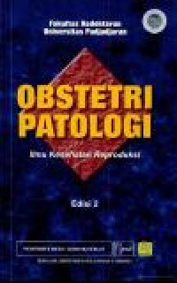 Ilmu Kesehatan Reproduksi: Obstetri Patologi  (E-Book)