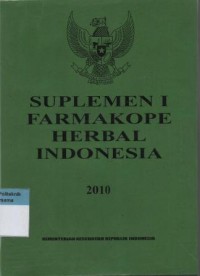 Suplemen 1 Farmakope Herbal Indonesia 2010